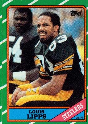 1986 Topps #284 Louis Lipps - Pittsburgh Steelers (Football Cards)