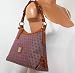 NEW AUTHENTIC DOONEY & BOURKE SIGNATURE EAST/WEST SMALL SLOUCH (Aubergine)