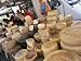 Pecorino Cheese in the Market, Santa Teresa Gallura, Sardinia, Italy Art Photographic Poster Print by Michael Newton, 12x9