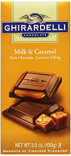 Ghirardelli, Milk Chocolate With Caramel, 3.5 oz Ghirardelli, Milk Chocolate With Caramel, 3.5 oz