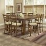 Hillsdale Hemstead Counter Height 9-Piece Dining Set, Dark Oak, Set Includes 1-Table and 8 Stools