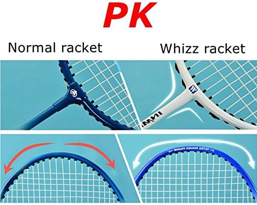 New 2pcs Lining Carbon Fiber Badminton Rackets High-end Racquet with Bag Color Blue&Pink