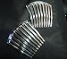 2 PCS FRENCH TWIST HAIR COMB COLER CLEAR 9 TOOTH IT DELUXE