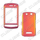 Blackberry 9530 9500 Storm Rhinestone Textured Snap-on Cover - Orange