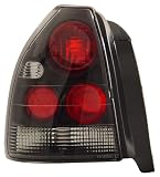 Anzo USA 221065 Honda Civic Black Tail Light Assembly - (Sold in Pairs)