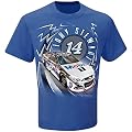 Tony Stewart #14 Mobil One Adult Speedbolt T-Shirt-Royal Blue