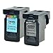 GREENCYCLE PG-240 Black / CL-241 Tri-color Ink Cartridges Compatible with Canon PG-240XL CL-241XL PIXMA MX372 MX392 MG2120 MG3220 (1 pack black and 1 pack Color )