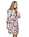 Skyfitting Women's Kimono Robe, Floral Cotton Bridesmaid Robes, Short
