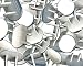 Safety Caps 100 Jumbo Pack for Electrical Outlets and Child Safety, Draft Stopper