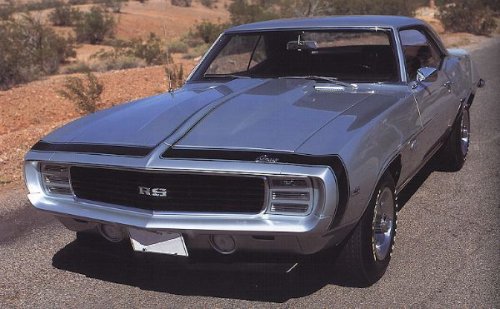 1969 Camaro Stencil/Stripe Kit (DX1) - BLACK