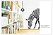 OOHE Zebra Animal Children Nursery Kids Room Wall Art Murals Stickers Home Decor Decal