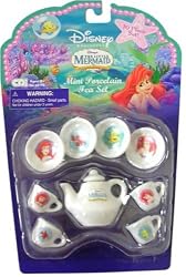Disney Princess Little Mermaid Tea Set : Porcelain mini tea set