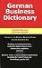 Book German Business Dictionary