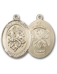 12K Gold-Filled St. George Medal