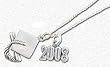 Solid Sterling Silver Graduation '2007' Necklace