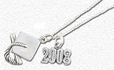 Solid Sterling Silver Graduation '2007' Necklace