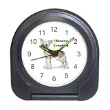 Chinese Crested Travel Alarm Clock