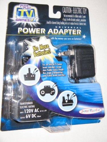 Childrens Toyshop  Toys : AC Adapter for Jakks Pacific Plug it in & Play TV Games