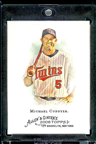 2008 Topps Allen and Ginter # 11 Michael Cuddyer ( Minnesota Twins ) MLB Baseball Card in Protective Display Case!