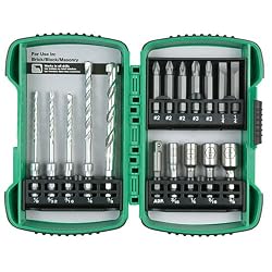 Hitachi 728702 17 Piece Masonry Drilling and Driving Set