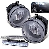 05-08 Dodge Charger 06-08 Caliber Clear OEM Style Fog Lights + LED Bumper LIghts by Eautolight