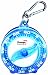 Thomas 1092 Blue/White Quick Timer with Lanyard and Key Chain, 2-1/2" Diameter x 1" Thick