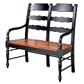 Black/Cherry Bench