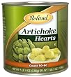 Roland Artichoke Hearts (50/60 Count), 5.8-Pound Can