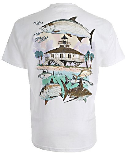 Guy Harvey Boca Grande Lighthouse T-Shirt