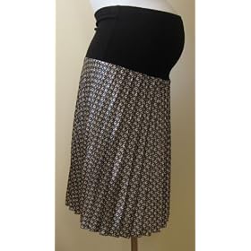Attesa Silver Print Maternity Skirt - SALE! - 16