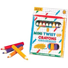 Mini Twist Up Crayons (8) by Alex