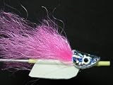 NEW FLIES Holographic & Glow in Dark Floating Polaris Flies Holographic & Glow in Dark Floating Head Tube & Trolling Turbulator Fly #100