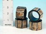 Bone Napkin Ring 4/Set