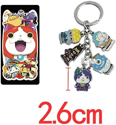 Anime Cartoon Yo-Kai Watch Metal Pendant Keychain Key Chain Key Ring -Style A