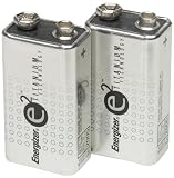 Energizer E2 X22RP-2 9-Volt Batteries (2-Pack)