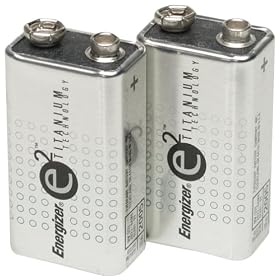 Energizer E2 X22RP-2 9-Volt Batteries (2-Pack)