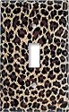 Leopard Print Switch Plate - Single Toggle
