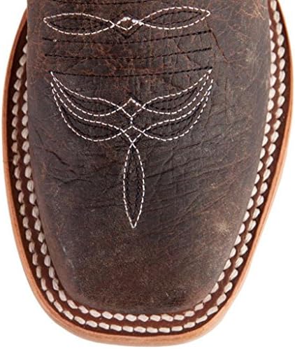 Anderson Bean Western Boots Boys Cowboy 1 Child Toast Bison Blue K1107