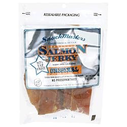 SnackMasters Salmon Jerky Original, 2-Ounce Packages (Pack of 8)