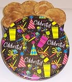 Gourmet Food : Scott's Cakes 1 lb. Snicker Doodle Cookies in a Celebrate Tin