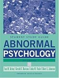 Abnormal Psychology, Study Guide