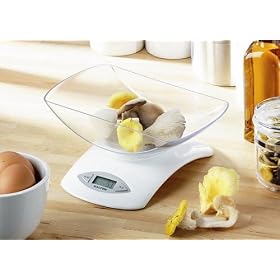 Salter 2010 2kg Capacity Electronic Kitchen Scale - White