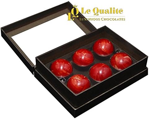 Delicious Gluten Free Belgian Cherry Chocolate Truffles Signature Collection Box (Box of 6 Truffles)