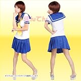 【激安　コスプレ】ひぐらしのなく頃に竜宮レナ風制服 XLサイズ　ｚ75-2