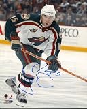Andrew Brunette Autographed/Hand Signed Minnesota Wild White Jersey 8x10 Photo