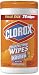 Clorox Disinfecting Wipes, Kitchen, Orange, 75-Count Tubs, Case of 6 (450 Wipes)