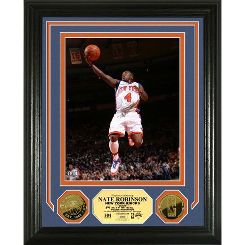 Highland Mint New York Knicks Nate Robinson Photo With 24Kt Gold Coins