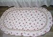Shabby Chic Pretty rose Oval Qulited Area Rug35"x59"