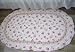 Shabby Chic Pretty rose Oval Qulited Area Rug35"x59"