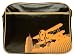 Cevan Metro Vintage Biplane Premium Diaper Bag Coated Canvas, Brown Gloss
